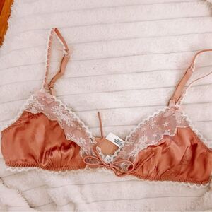 For love and Lemons satin bralette size small